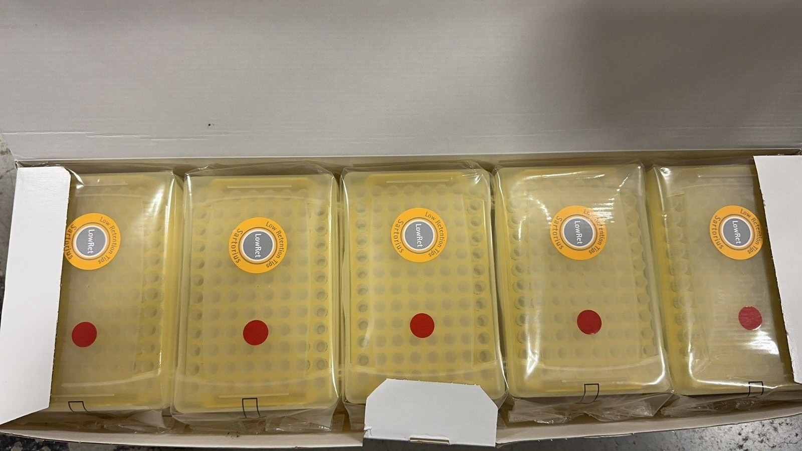 Sartorius Pipette Tips 120 ul Low Retention 20 Racks with 96 Tips Each