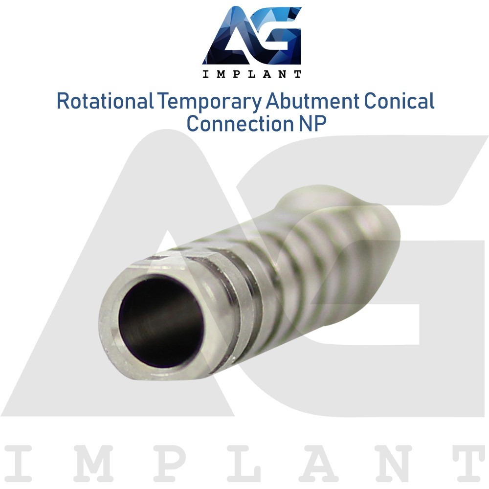10 Dental Rotational Titanium Temporary Prosthetic (NP) Conical Hex 2.25mm