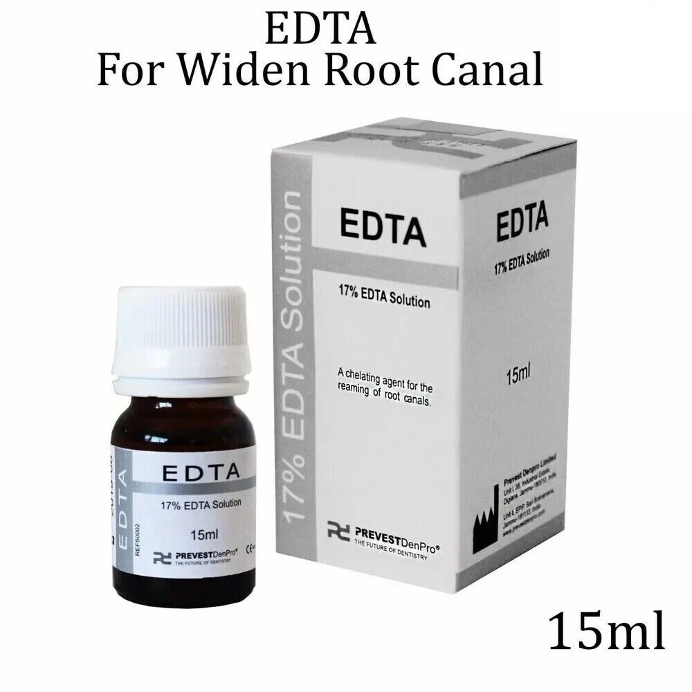 Denpro EDTA Solution 15ml 17% The Future Of Dentistry For Dental (Free Shipping)