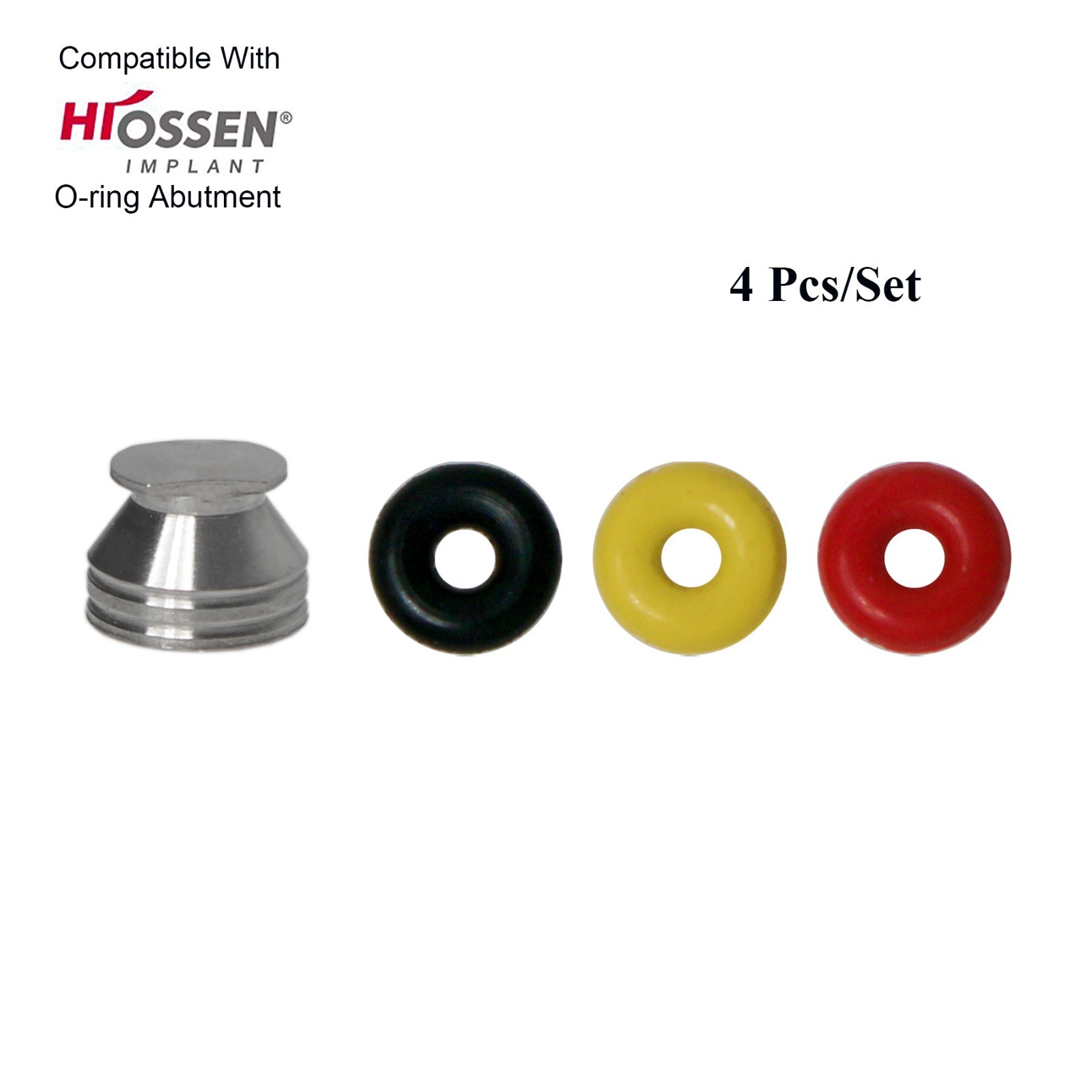 Implant O-Ring Kit For Ball Attachment Abutment Retention Cap Fit Osstem/Hiossen
