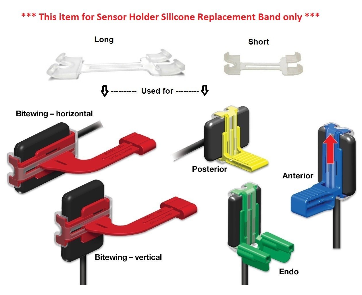 Autoclavable Silicone Replacement Band Premium Holder Band for XCP-DS Fit