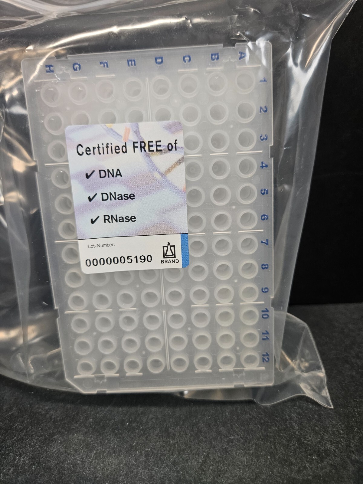 BrandTech PCR Microplate 96 Well Polypropylene Total of 34 Plates