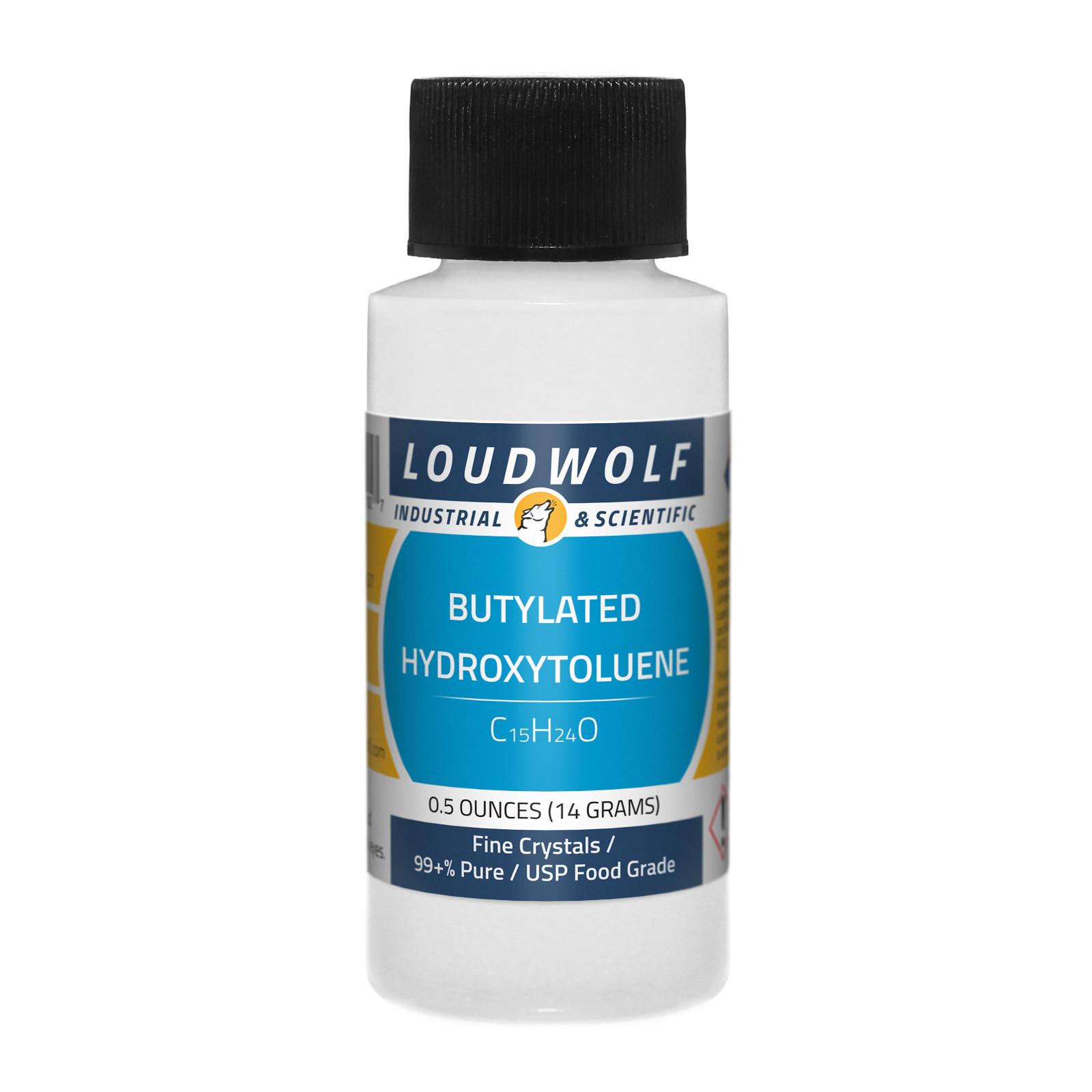 Butylated Hydroxytoluene, 1/2oz, Food Grade, 99+% Pure, SHIPS SAME DAY
