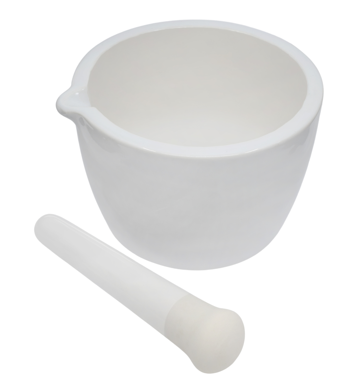 Porcelain Mortar & Pestle Set, 25oz – Unglazed Grinding Surface – Eisco Labs