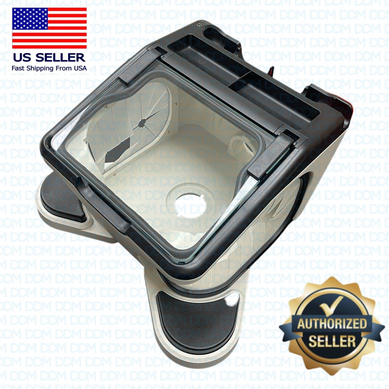 LED Grinding Box for Dust Collector for Dental Lab Compact Ergonomic
