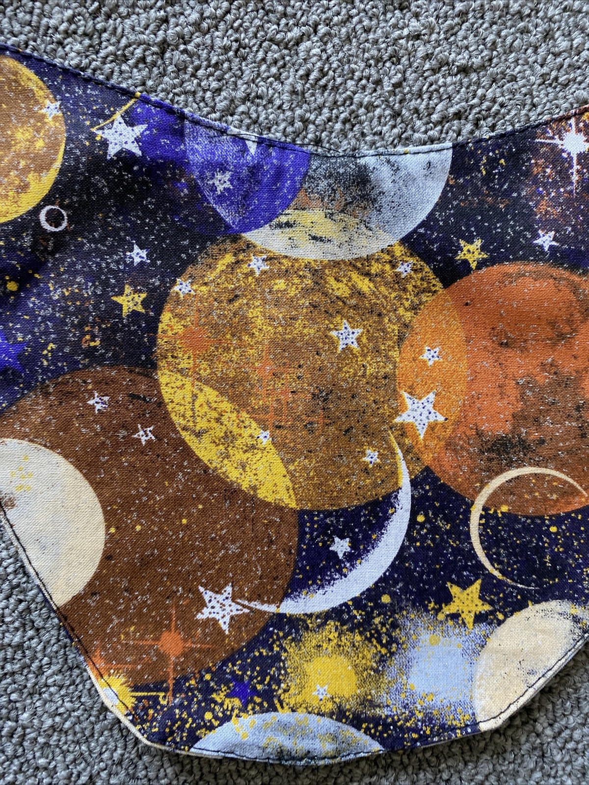 washable thyroid shield cover Galaxy Print
