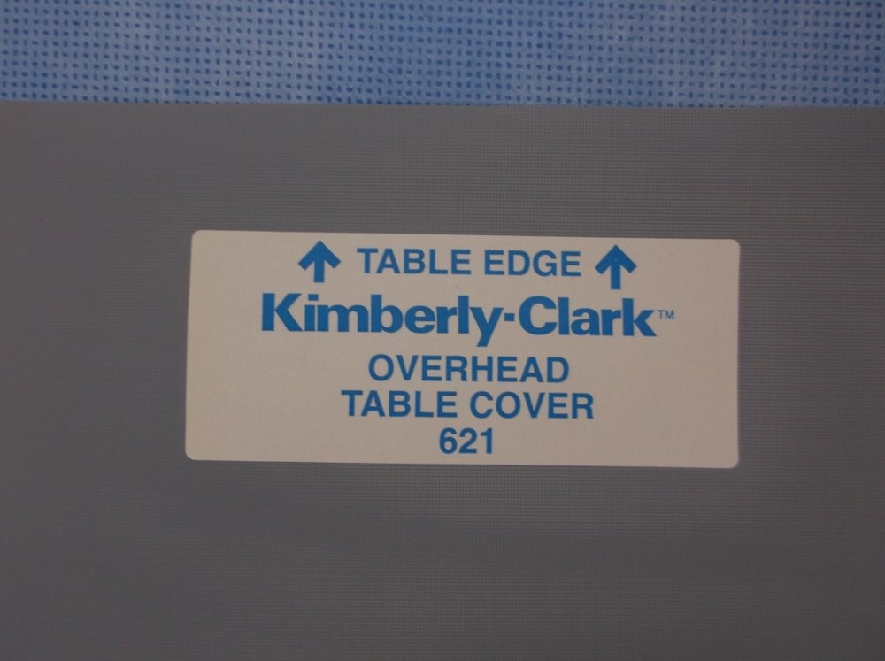 KIMBERLY-CLARK OVERHEAD TABLE COVER 621 NWOP