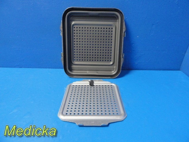 Baxter V. Mueller Genesis Sterilization Container W/ Basket 12″ Compact ~ 39807