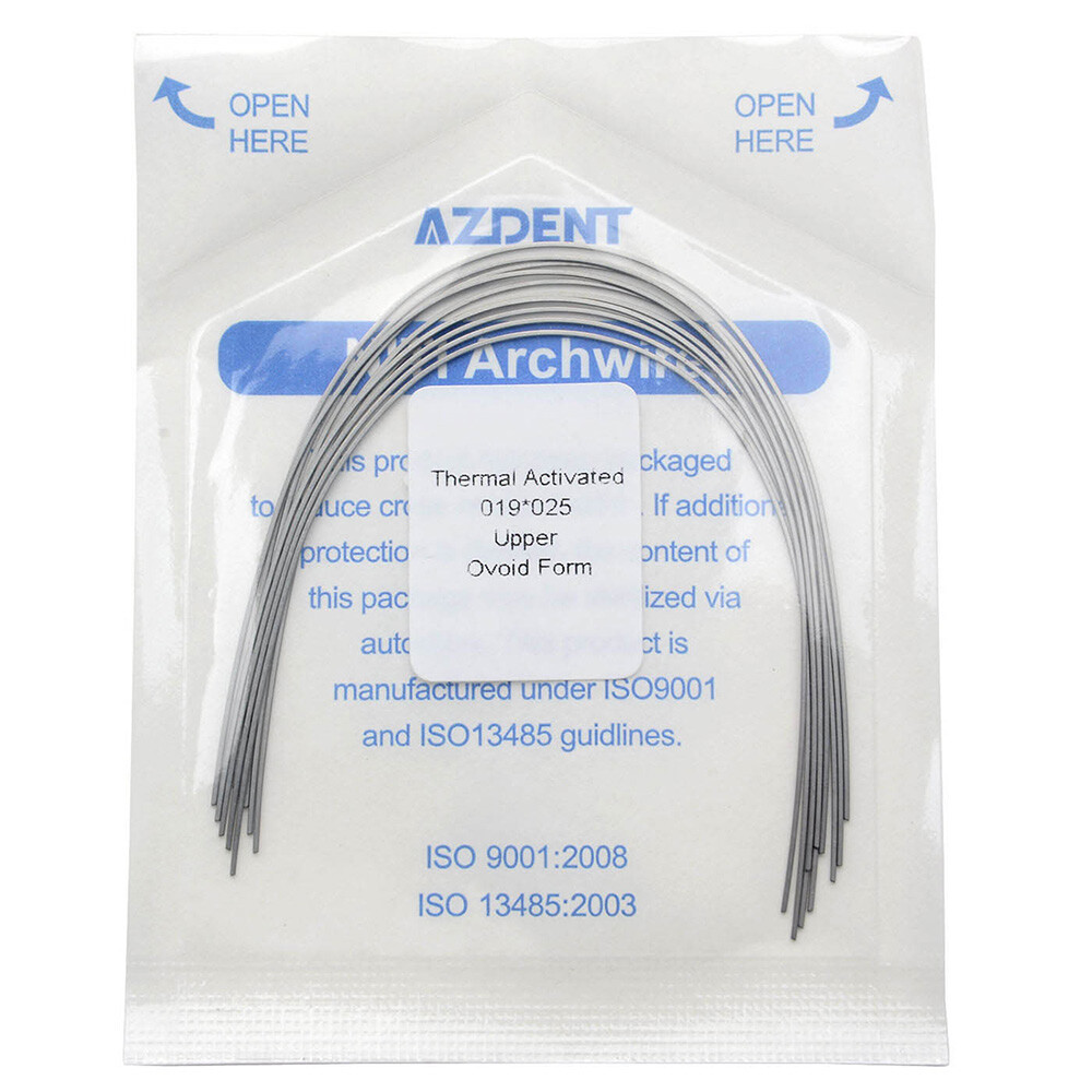 Alambre de Arco Rectangular Niti Activado Térmicamente para Ortodoncia Dental To
