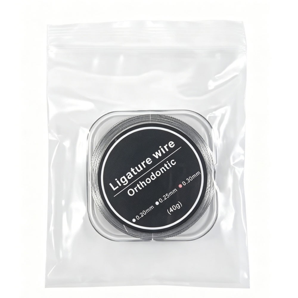 Dental Orthodontic Ligature Wires Stainless Steel Wire 50g 0.2/0.25/0.3mm Roll