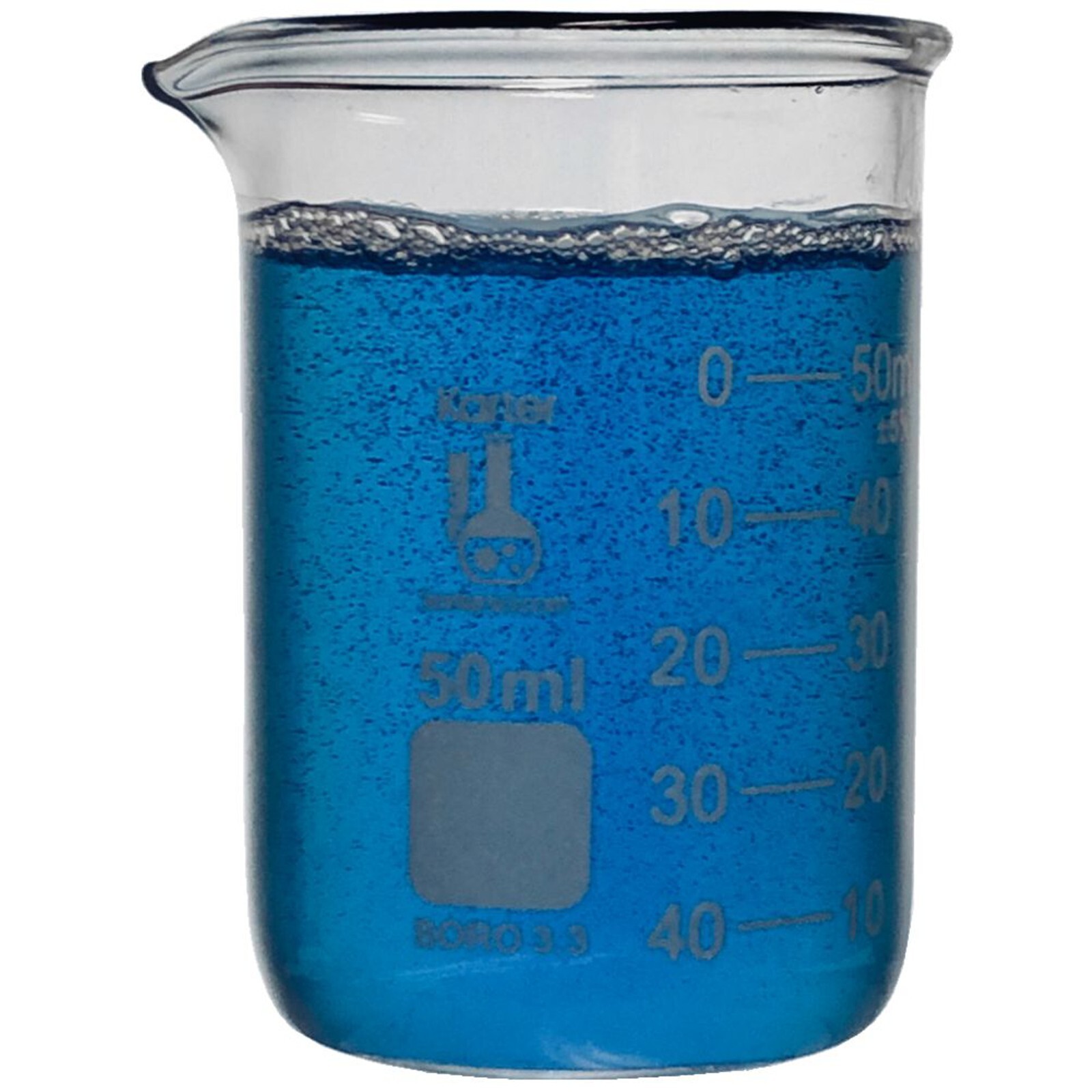 50ml Glass Beaker, Griffin Low Form, Graduated, Karter Sci 247D4 (Single)
