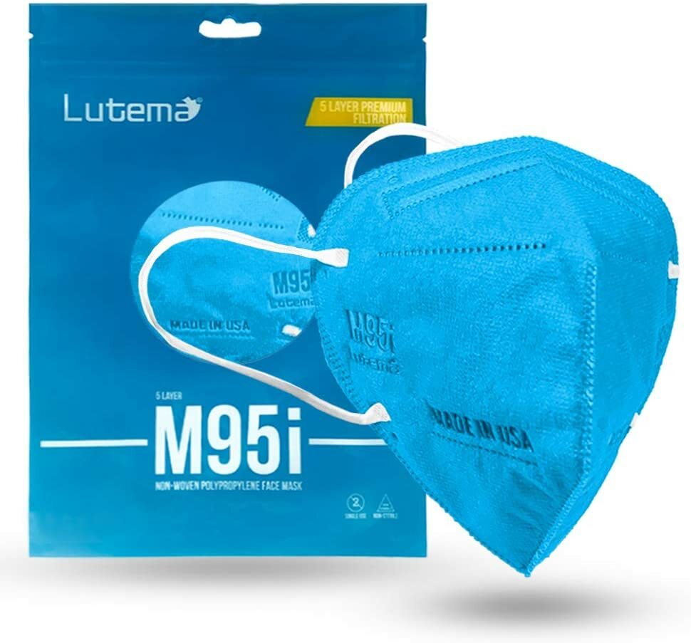 10 Pack! 5 Layer Protection KN95 / M95i Face Mask MADE IN USA Filtration 99%