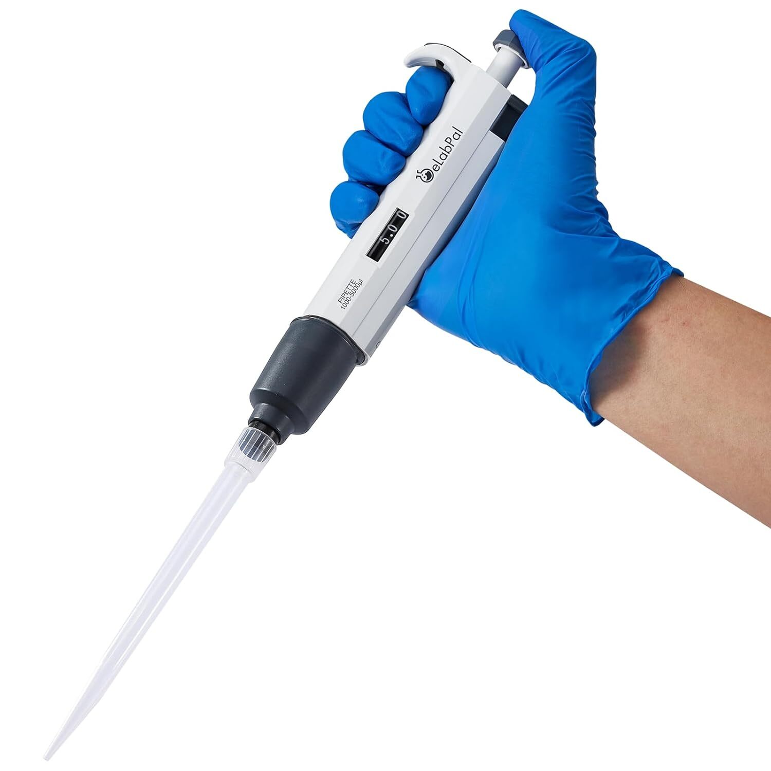 Adjustable Volume Pipette Single Channel Micropipette High Precision Pipettor