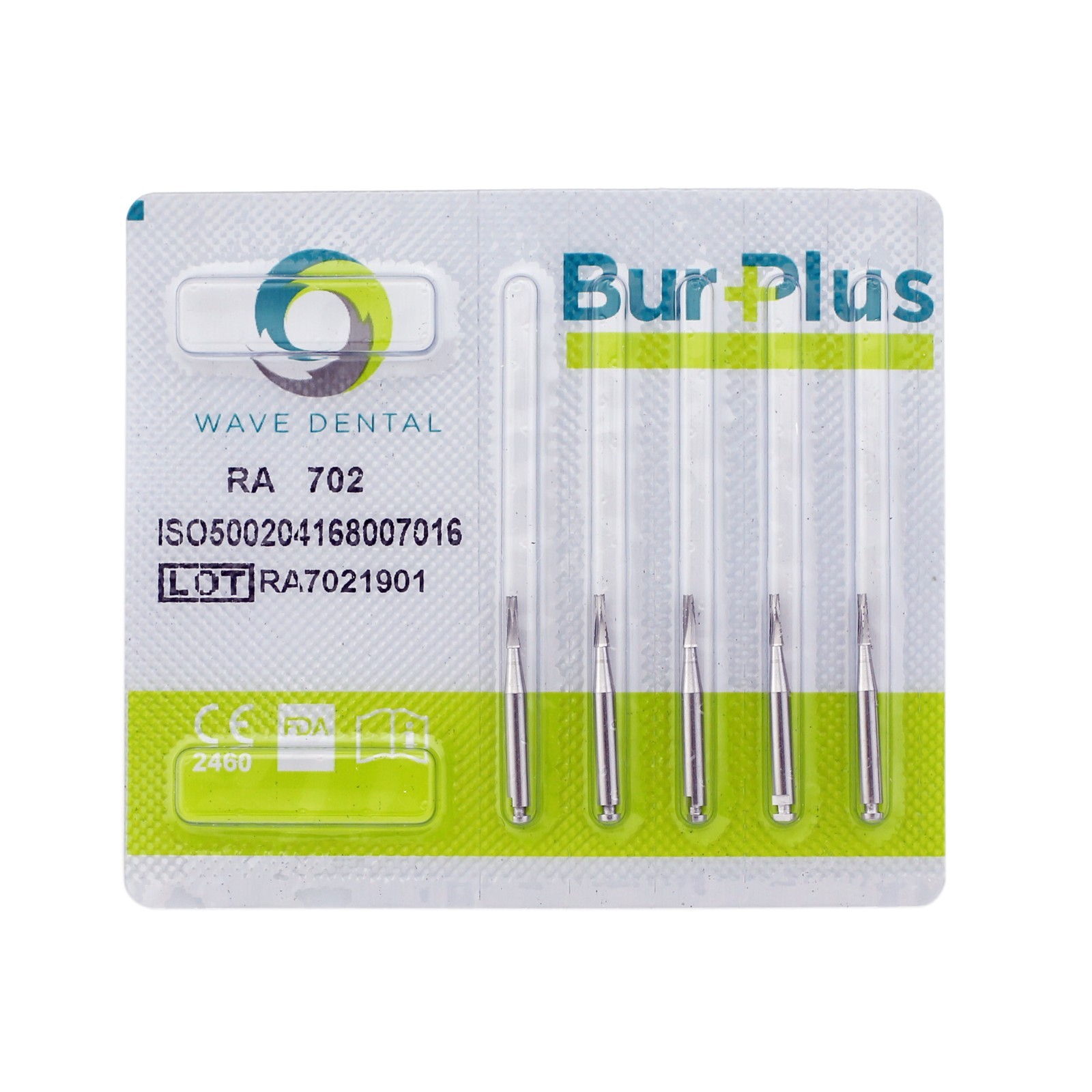 Prima Wave Dental Carbide RA Latch Burs CA Taper Fissure Round Burr 6 8 701 LA