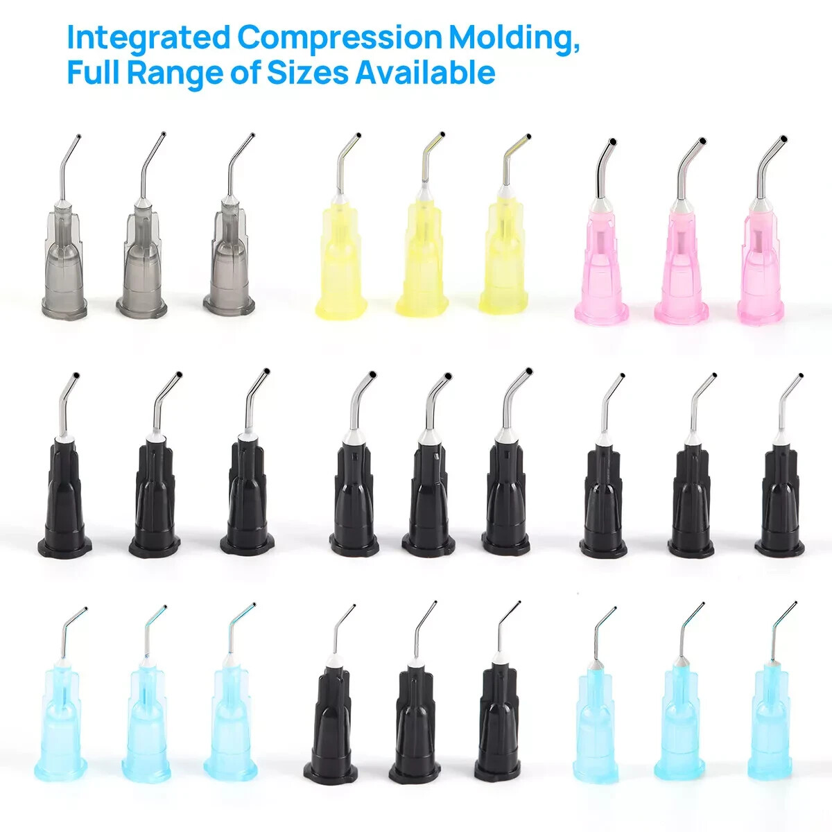 Dental Prebent Needle Acid Etch Flow Tip for Irrigation Dispensing Syringe Tips