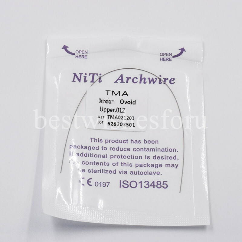 Dental Orthodontic TMA Molybdenum Beta Titanium Alloy Arch Wire Round All Size