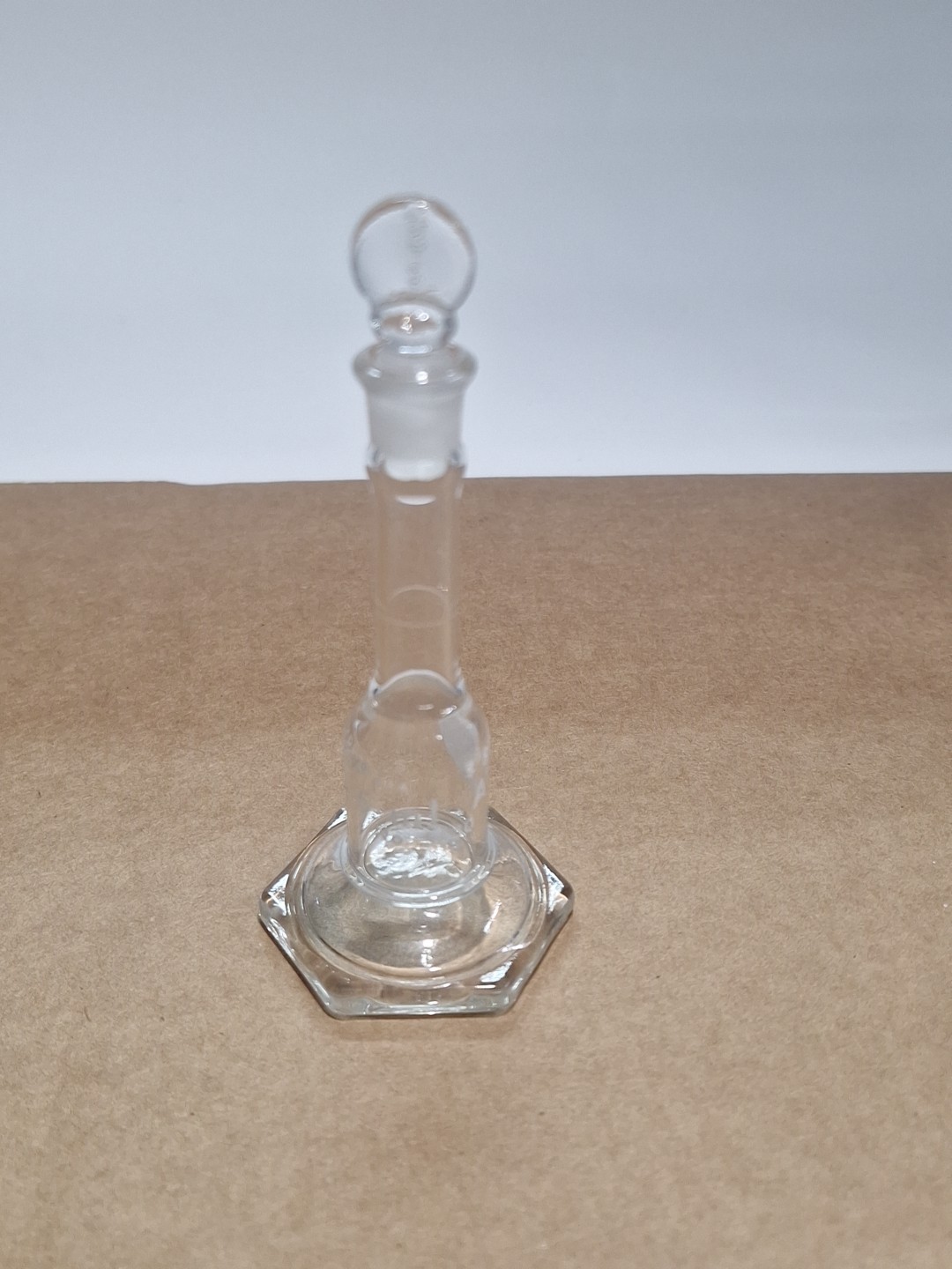Corning Pyrex Glass Class A TC 5mL Micro Volumetric Flask, #8 STOPPER , 5630-5