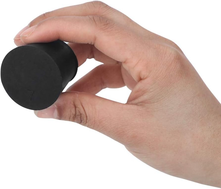 27 Pack 10 Assorted Sizes – Tapered Lab Bungs Solid Rubber Stoppers