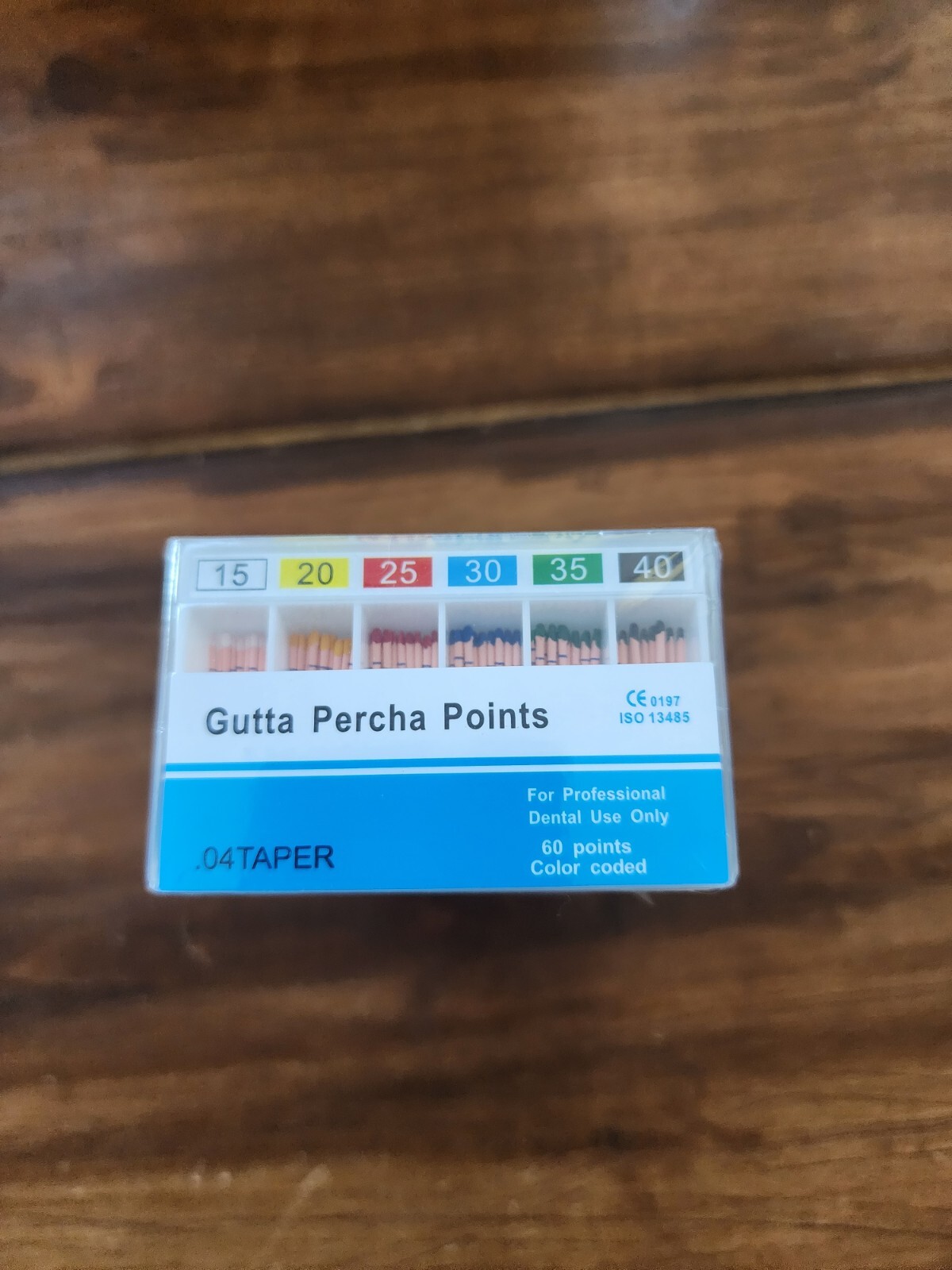 10x Gutta Percha Points Taper for Dental Root Canal Endodontic Treatment (x10)
