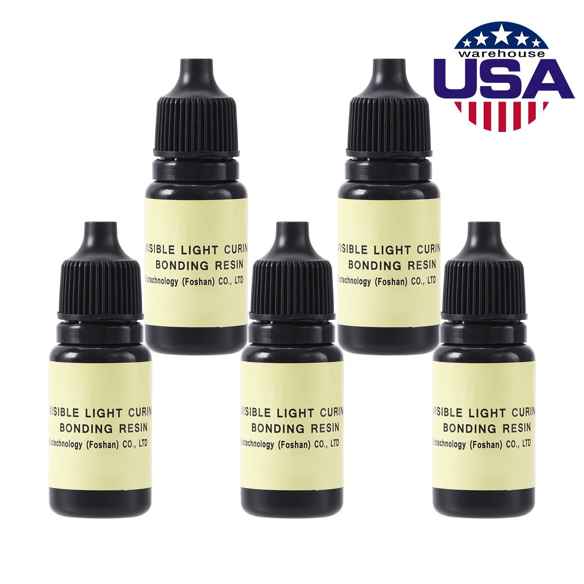5X Dental Visible Light Curing Adhesive Resin Adhesive for Dentin and Enamel 5ml