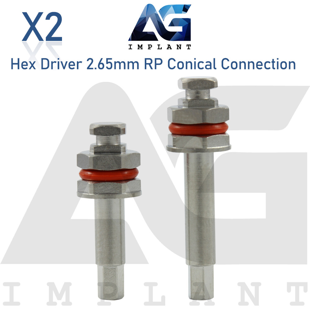 2 Hex Driver RP Conical Connection Screwdriver Surg cal Tool Dental