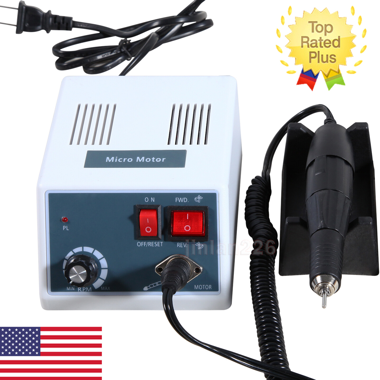 Micromotor Dental Lab Marathon Strong Micro Motor + Polisher Handpiece 35K RPM