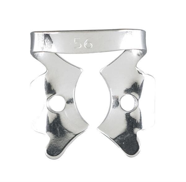 Rubber Dam Clamp #56 Molars Tempered Stainless Steel Pack of 2