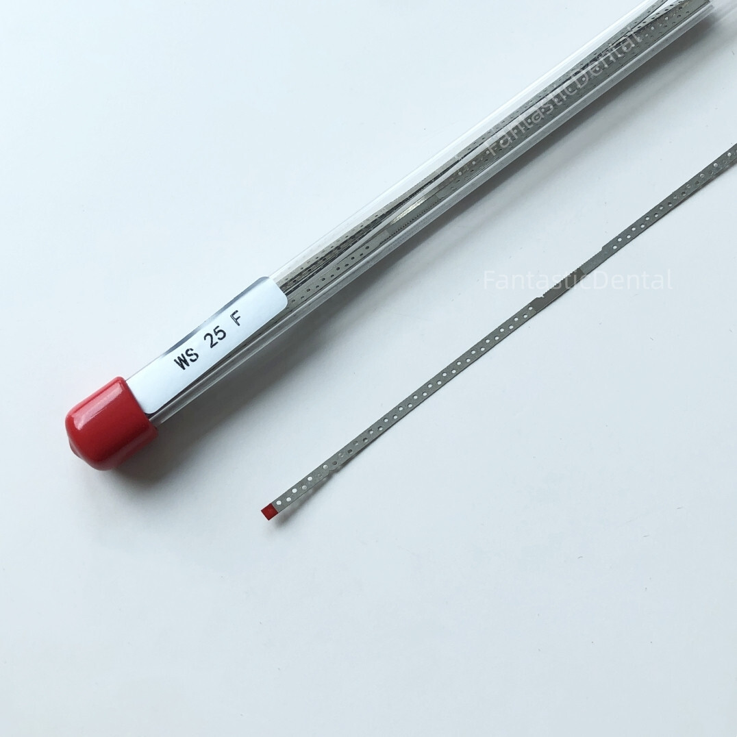 Dental Metal Polishing Finishing Strips Stainless Single Narrow Strip Red 2.5mm