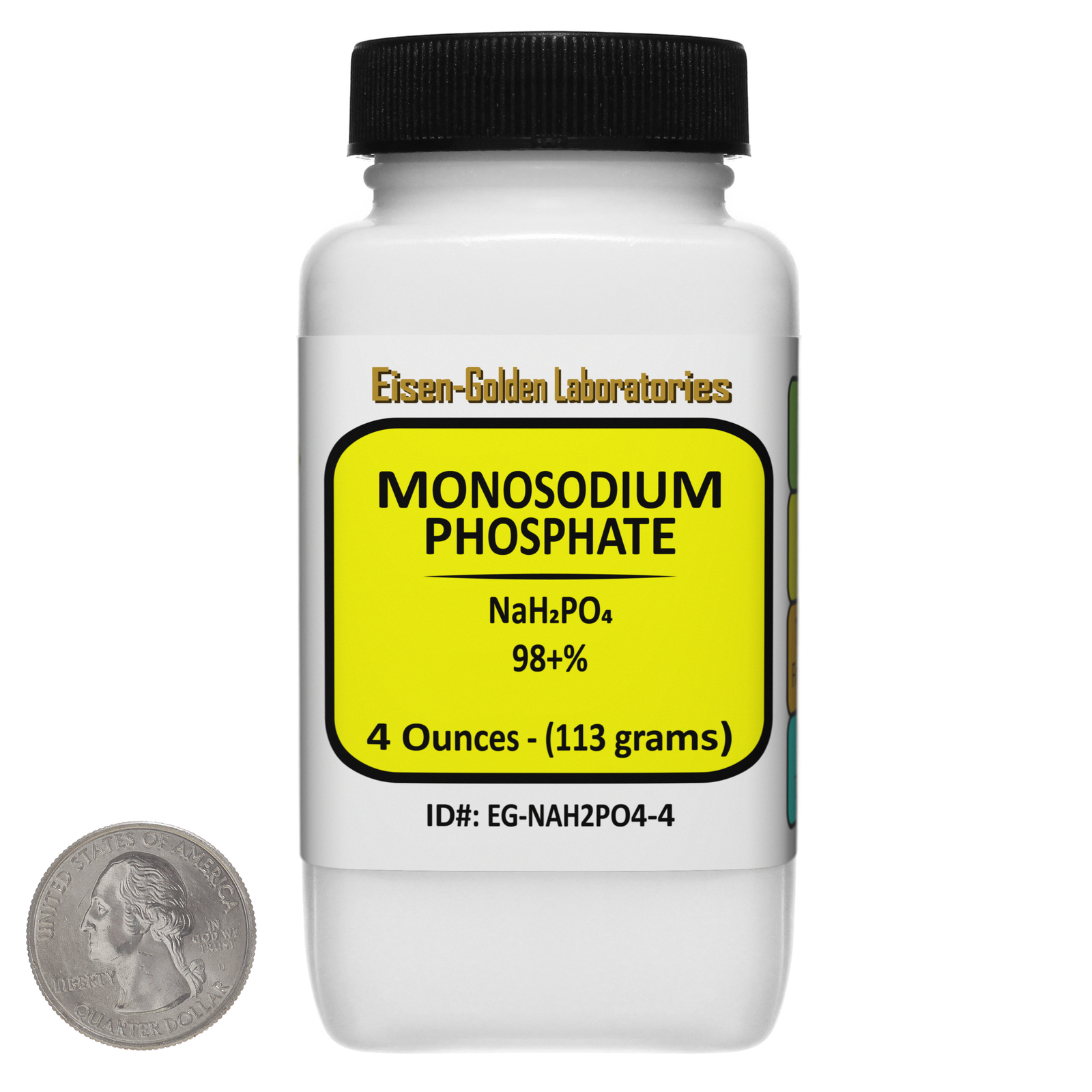 Monosodium Phosphate [NaH2PO4] 98+% AR Grade Powder 4 Oz in a Bottle USA