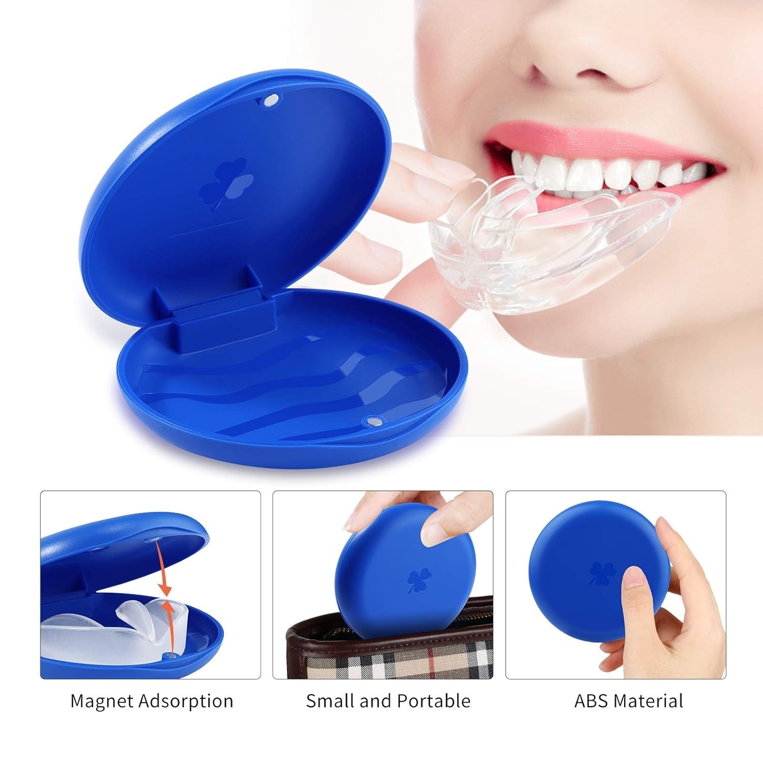 2 Pack s,Solid Orthodontic s Blue