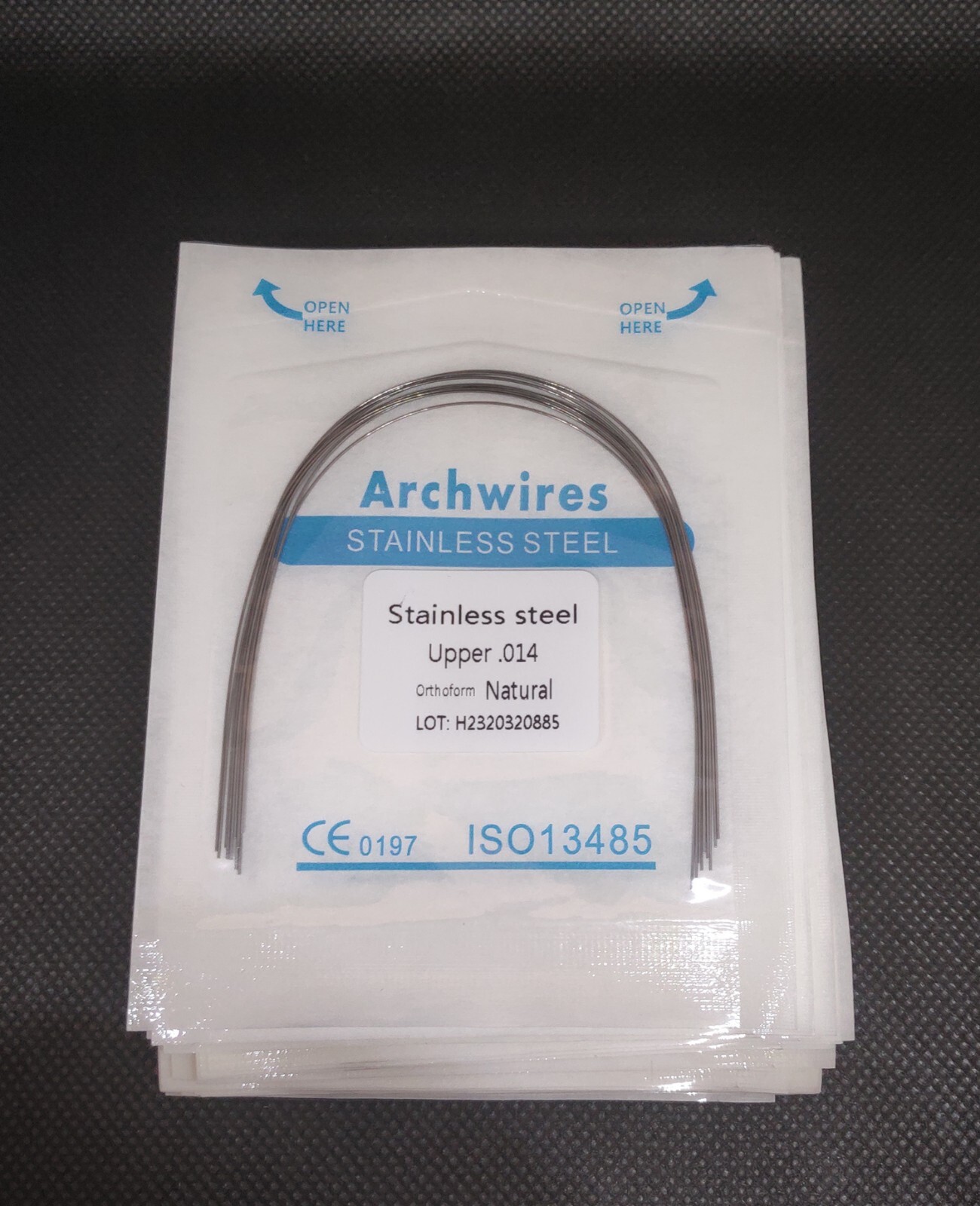 Dental Orthodontic Stainless Steel Arch Wires Round Wires Natural Form Arcos