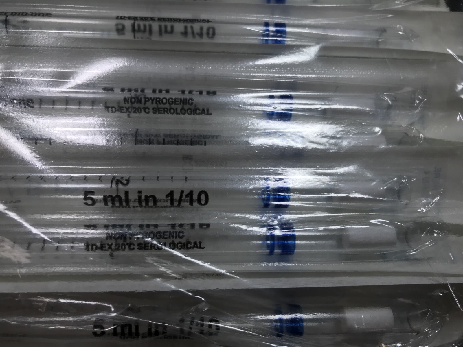 GREINER 5mL in 1/10 Cellstar PS Graduated TD Serological Pipette Sterile Plug