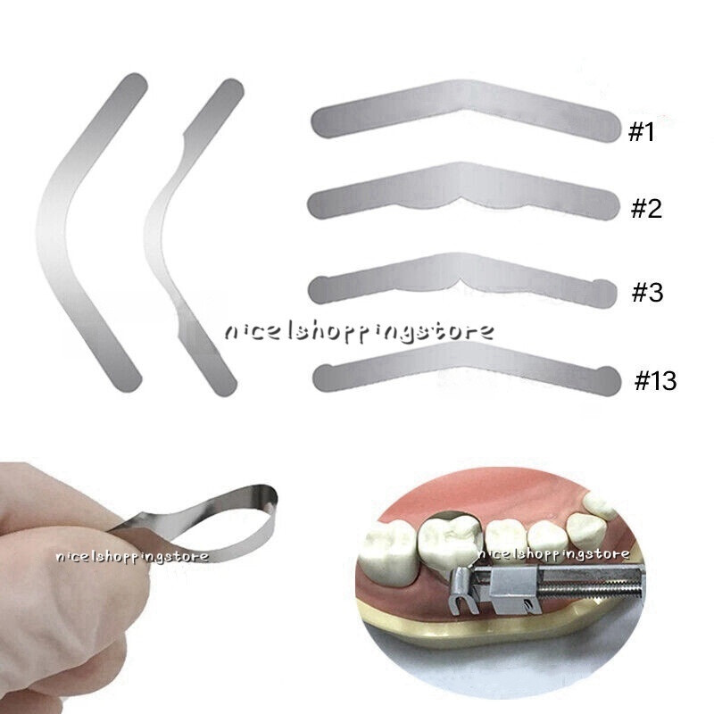 Dental Matrix Bands Tofflemire Type Universal/Margin Elevation/Large Curvature