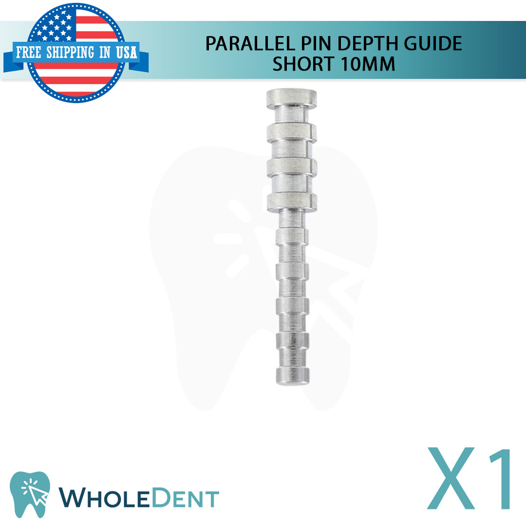 Surgical Parallel Pin Depth Guide Gauge Short Dental Implant Tool Instrument