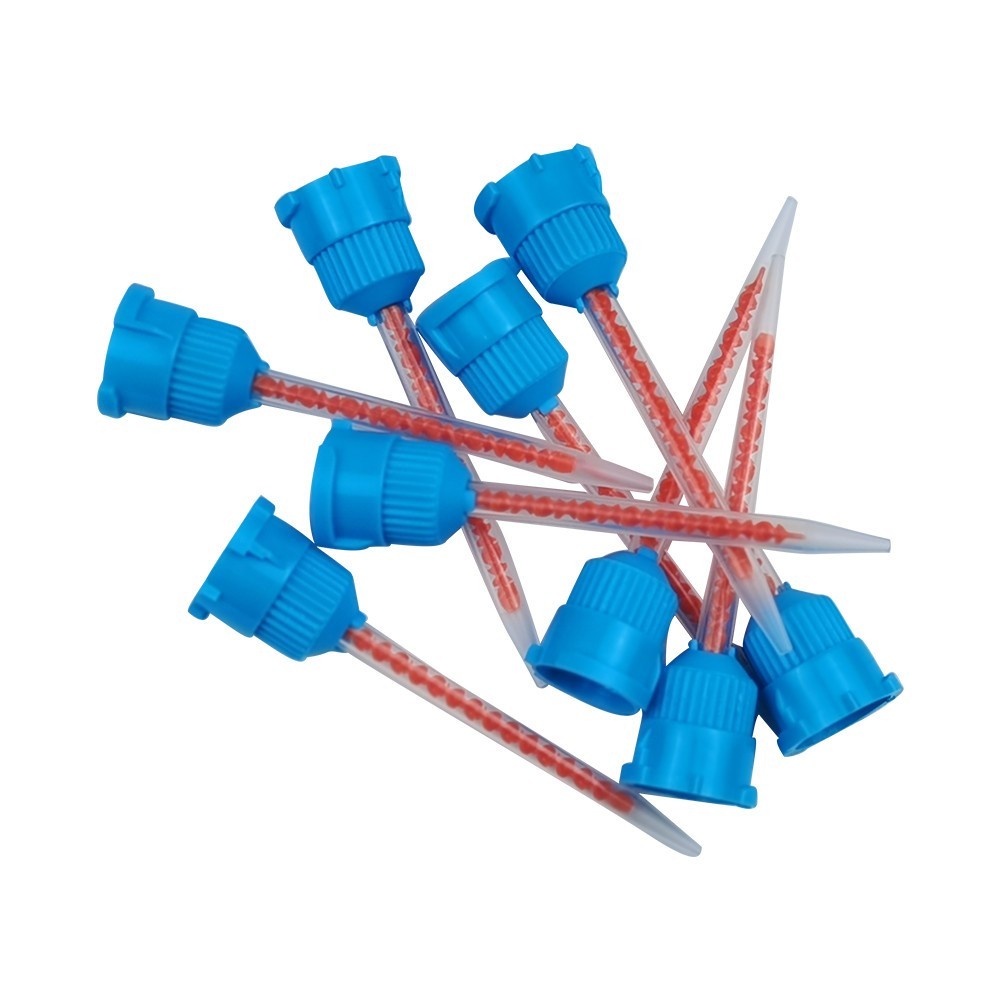 Dental Impression Material Mixing Tips Disposable Mixer Nozzle Mix Head 100PCS