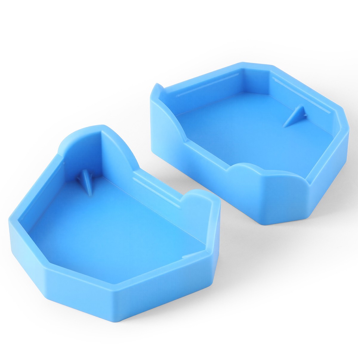 6PCS AZDENT Dental Lab Model Former Base Molds Set Silicone Mould Tray Base
