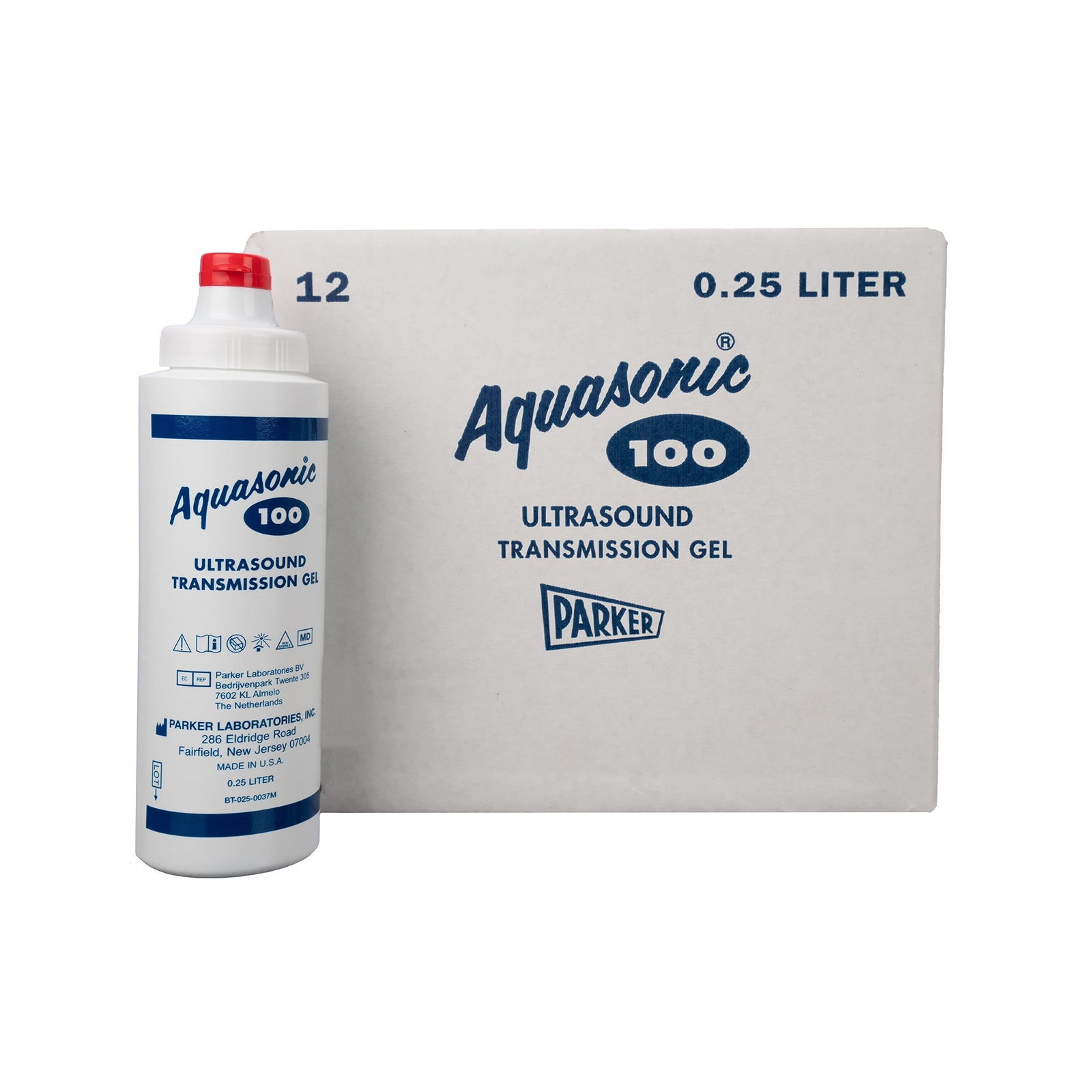 Aquasonic – 26354 Ultrasound Gel, 0.25L Dispenser Bottles, Pack of 12