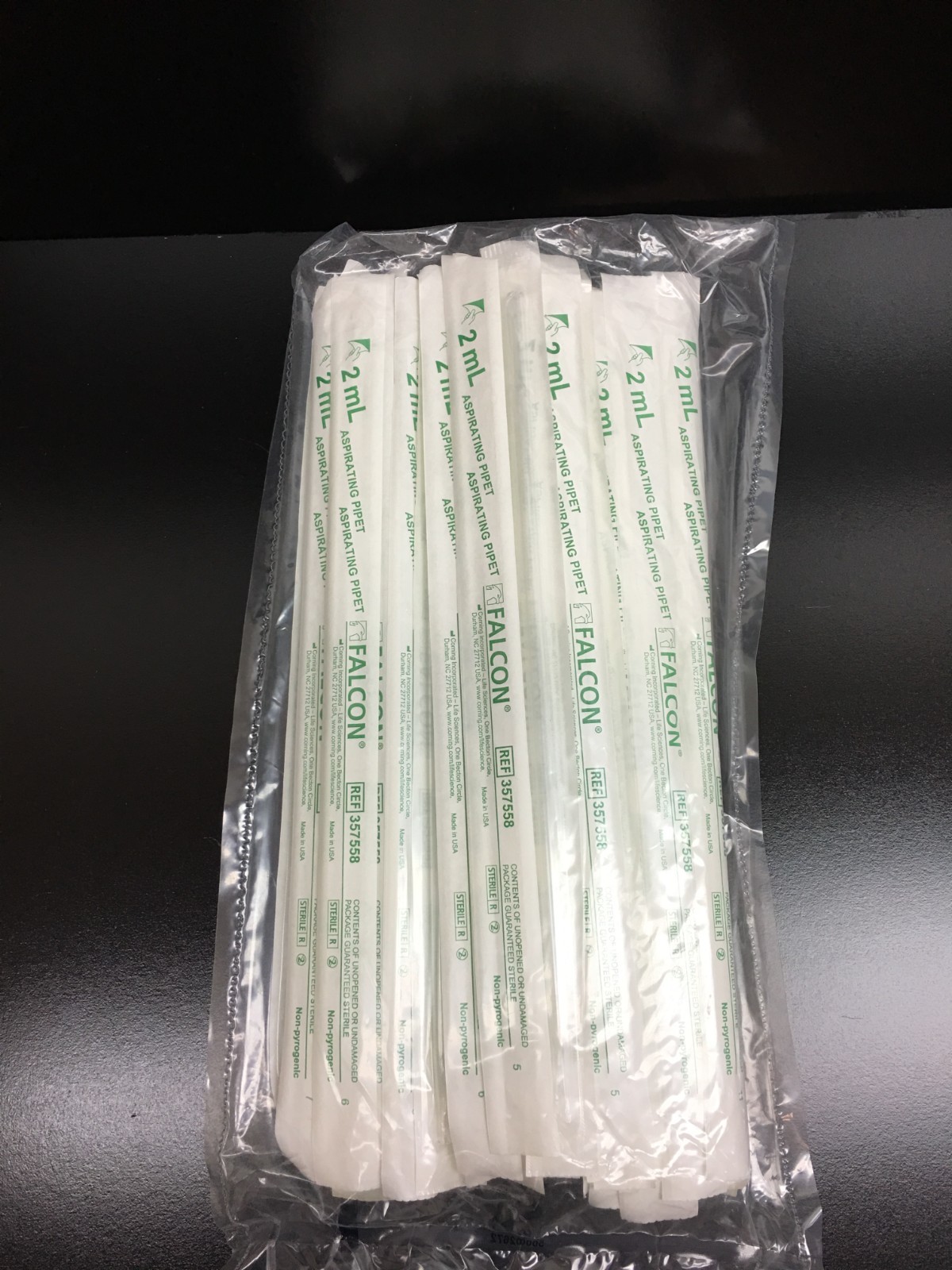 Corning Falcon REF 357558 Aspirating Pipet 2mL Without Graduations