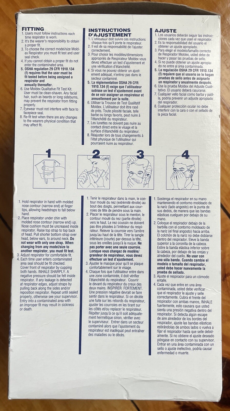 Moldex 2200 Masks – Box of 14 – PVC Free