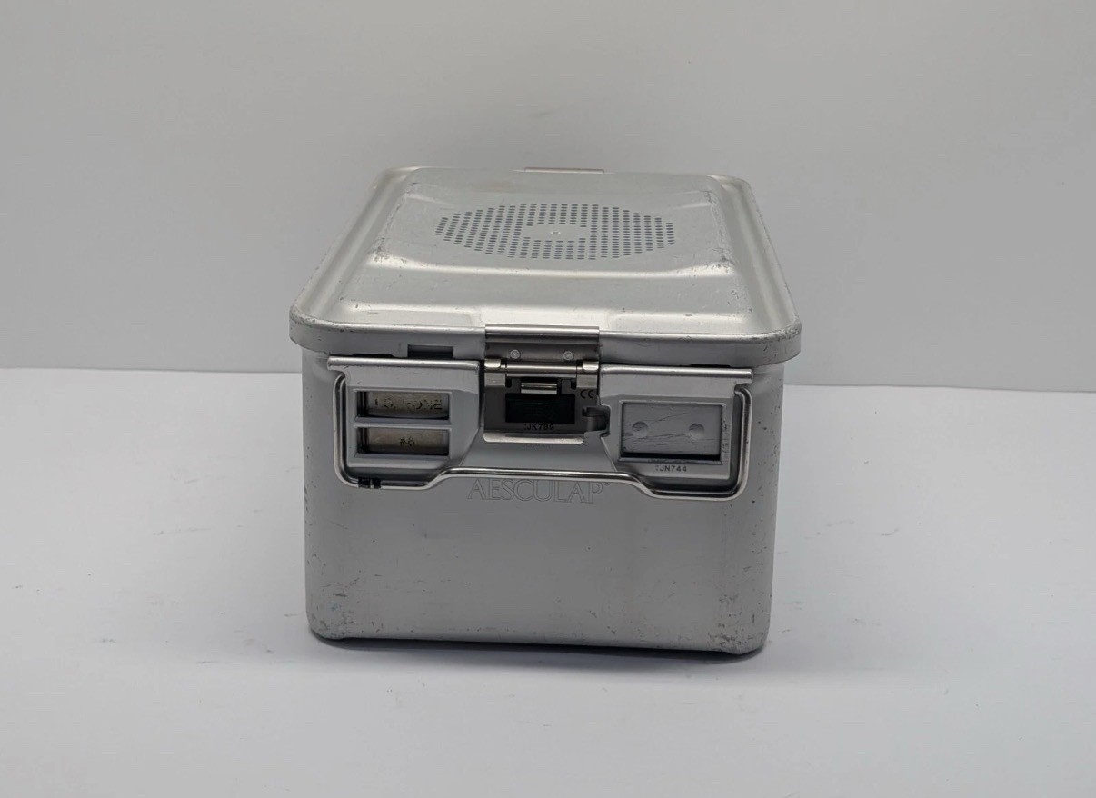 Aesculap JN744 Sterilization Case Container Orthopedic Surgery+Stryker CD4 Tray