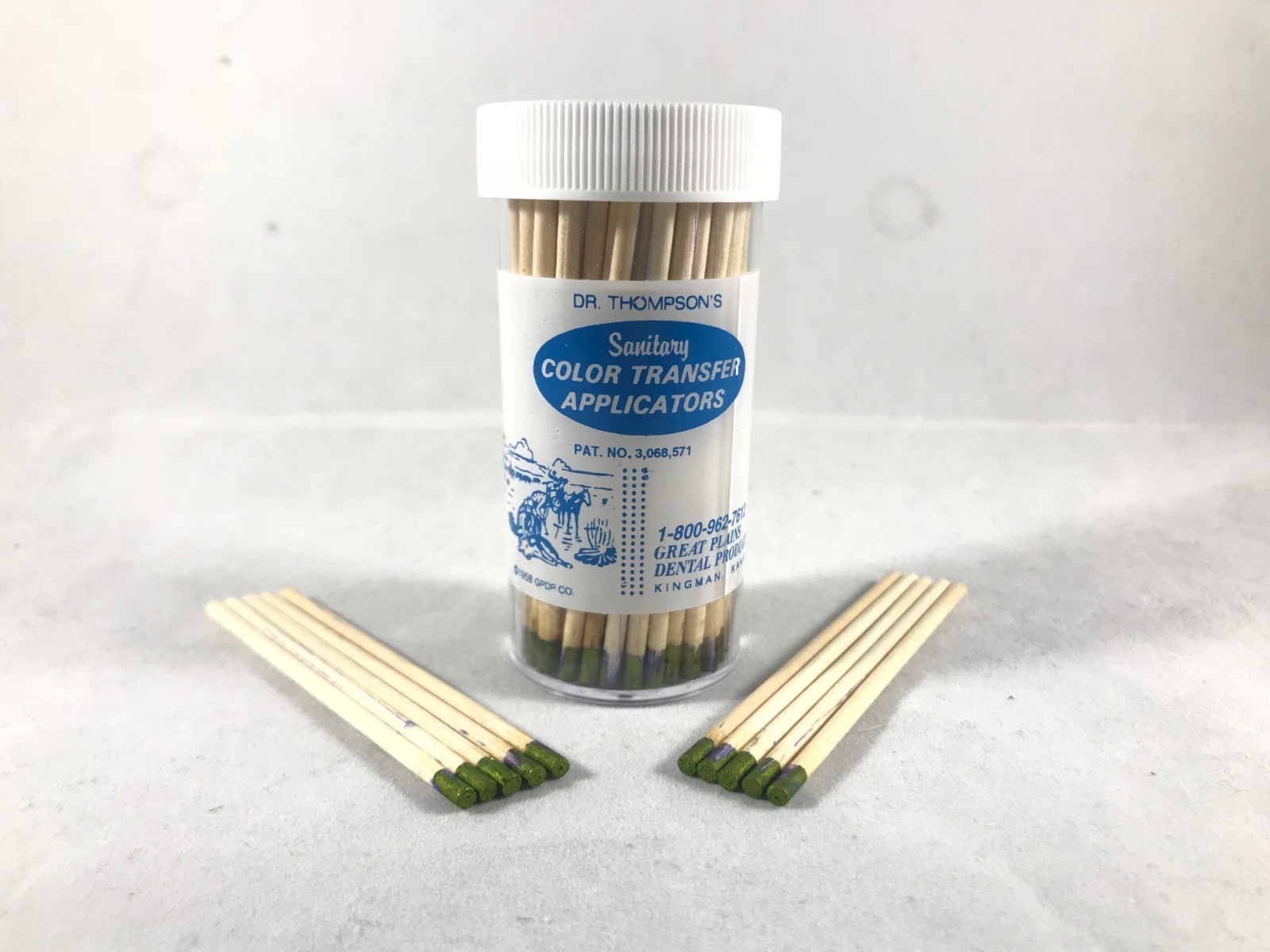 Dr. Thompson’s Color Transfer Applicators 150/pk – Great Plains Dental Products