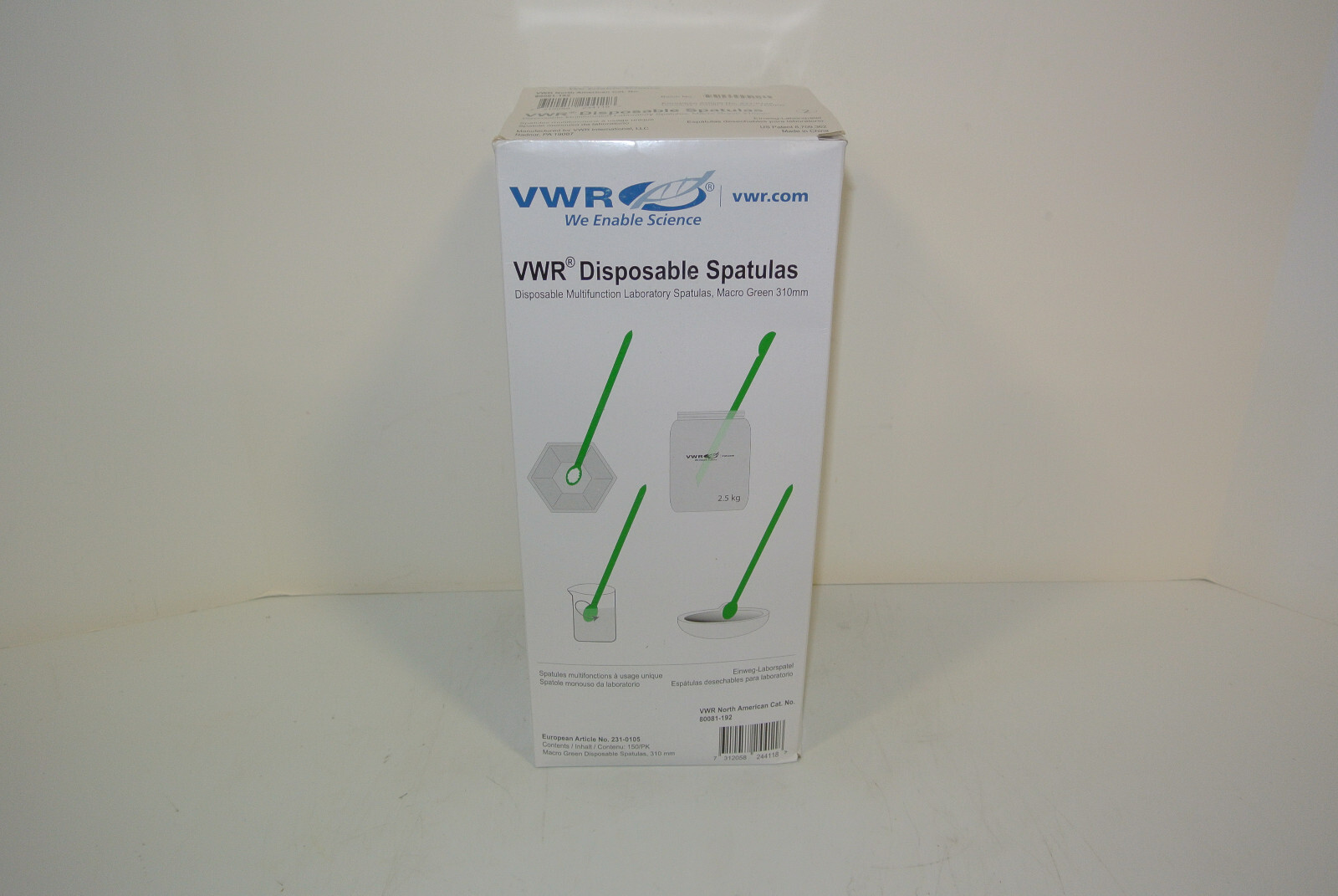 150 VWR 80081-192 DISPOSABLE SPATULAS NEW