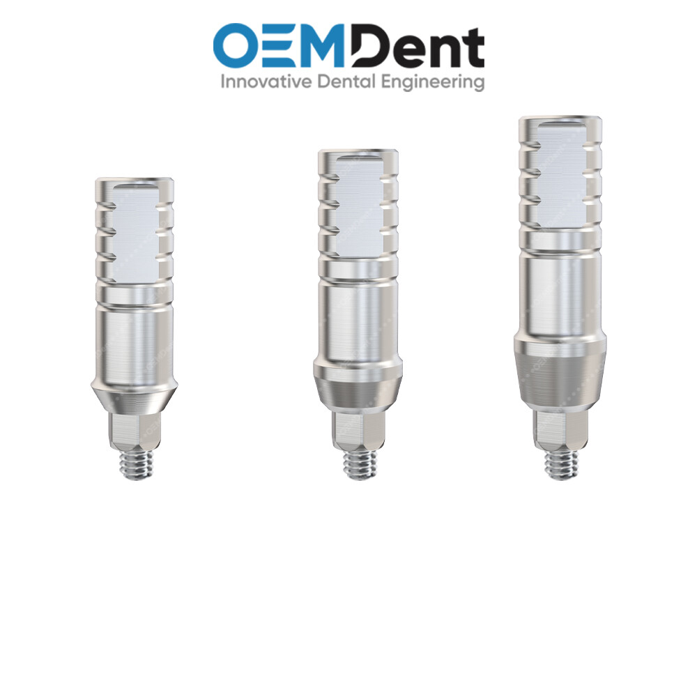 Straight Shoulder Abutment Slim Platform – Cortex® Hexagon 2mm Compatible