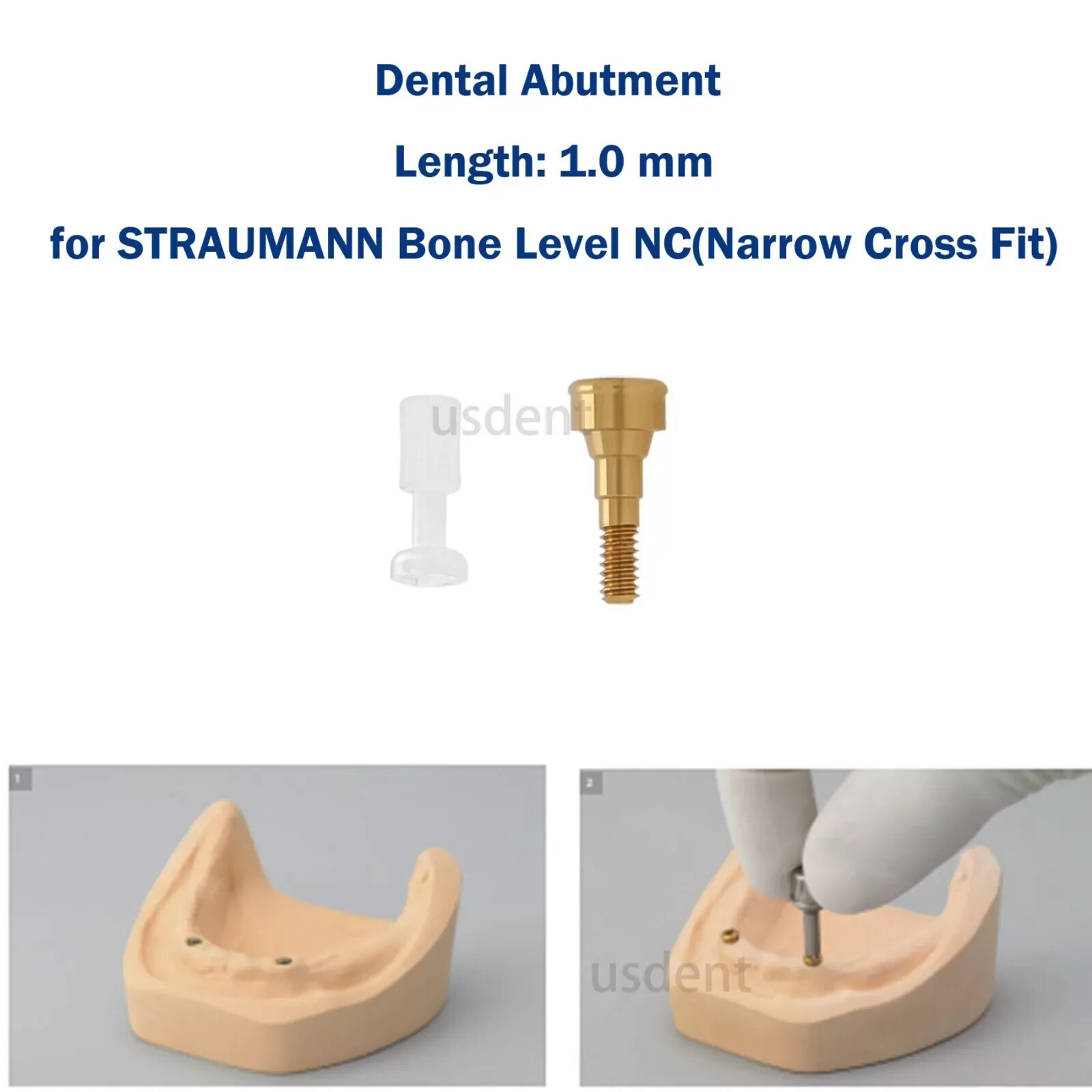 Locator Attachment Abutment for Straumann ITI BLT Implants Locator Male Cap Tool