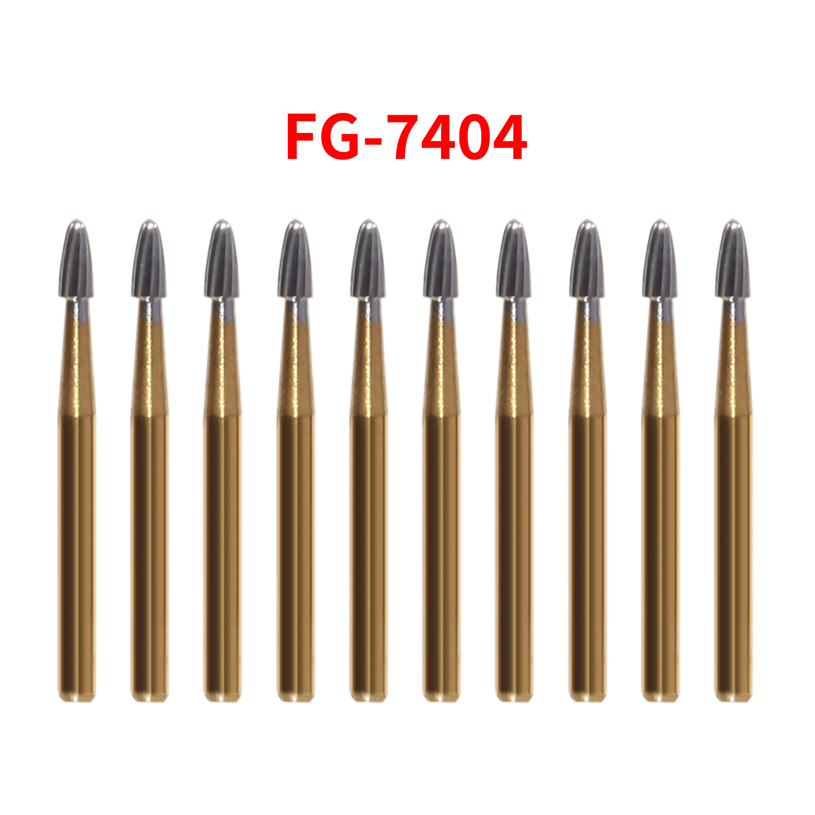 Dental Tungsten Carbide Burs Trimming&Finishing Egg Football FG7404 7406 7408 ty