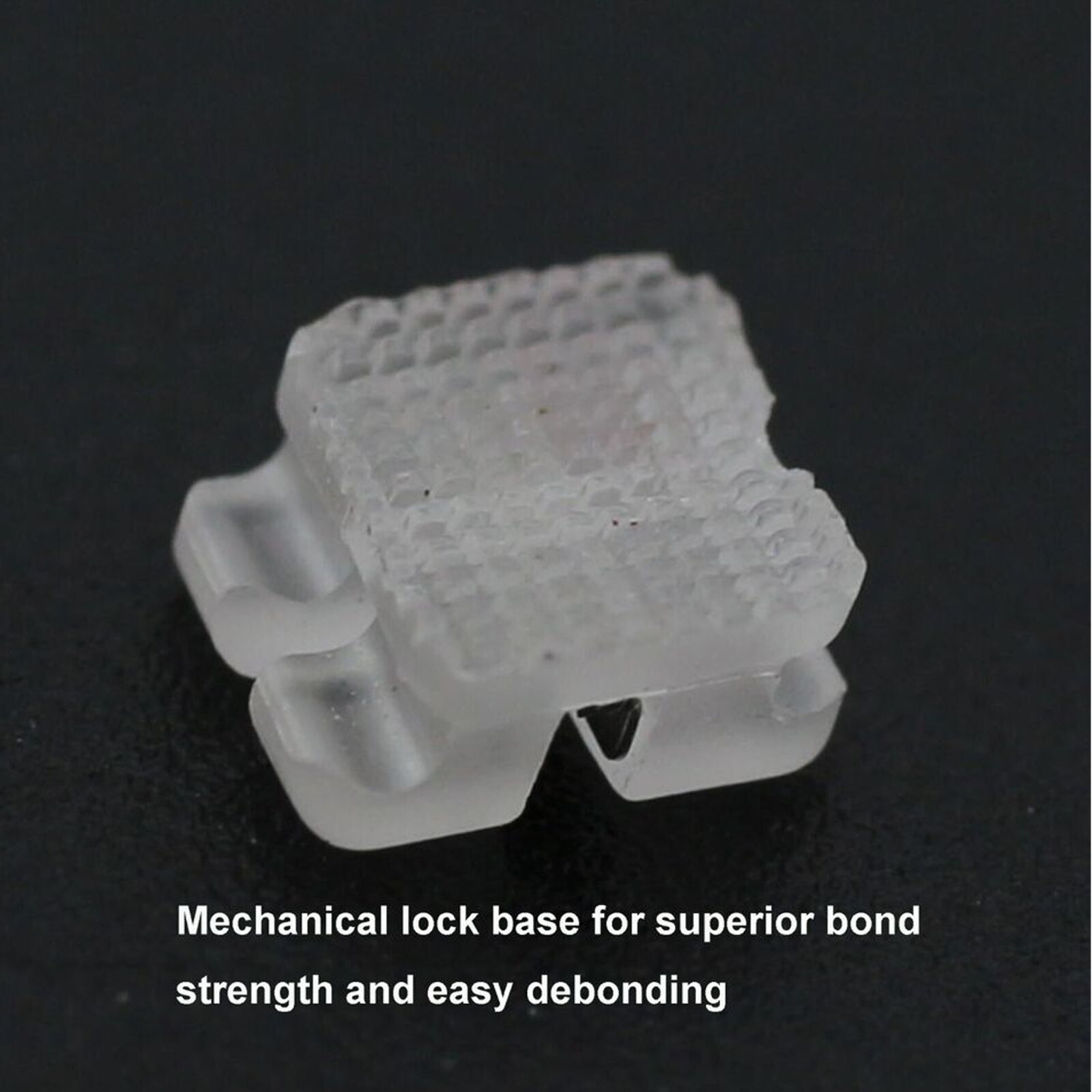 Noble Dental Orthodontic Ceramic Brackets Brace Roth 022 3 Hooks Metal Slot