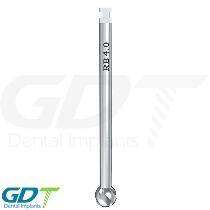 Round Burrs Drills Ø4.0mm Dental Im plant, Israel Made Sur gical Tool GDT Brand