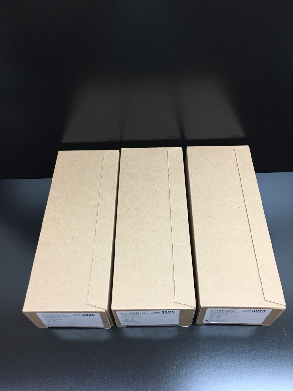 Corning REF 3925 Black Flat Bottom 96 Well High Bind Microplate Lot 3 PKS