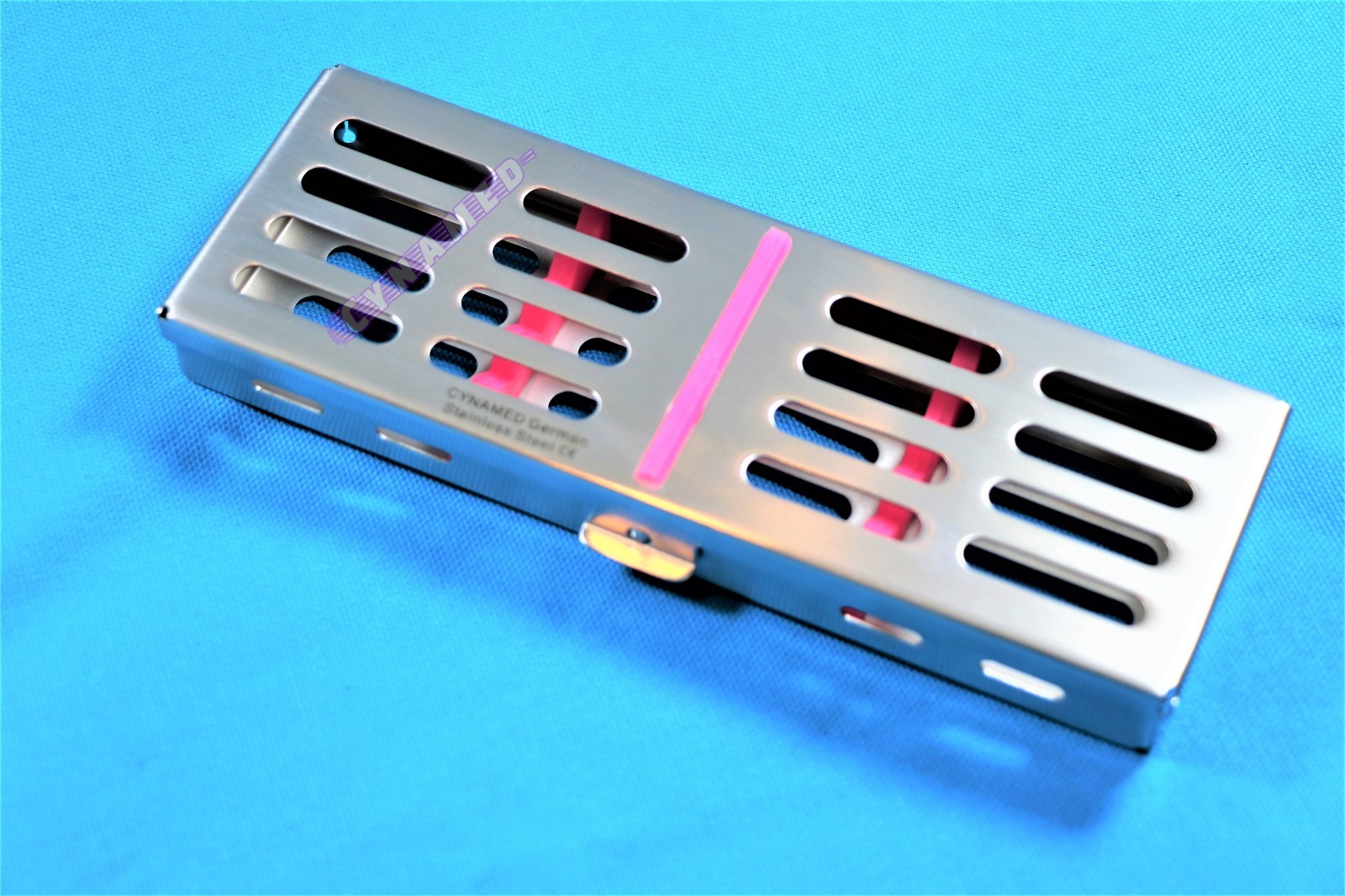 STERILIZING BOX FOR 5 INSTRUMENTS HIGH GRADE GERMAN 7.0″ X 2.5″ X 0.75″ 3PCS