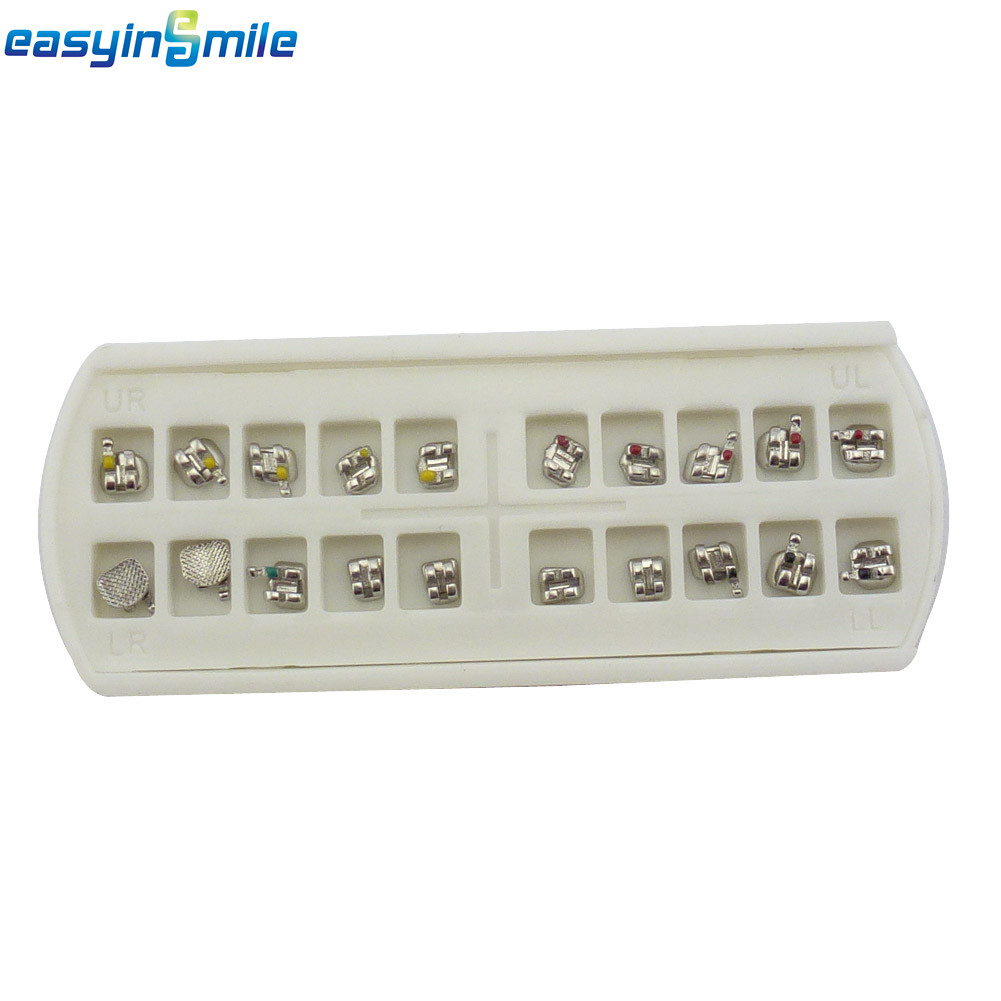 10Pack Dental MINI Braces Orthodontic Metal Brackets MBT/ROTH 022 Slot 3/345Hook